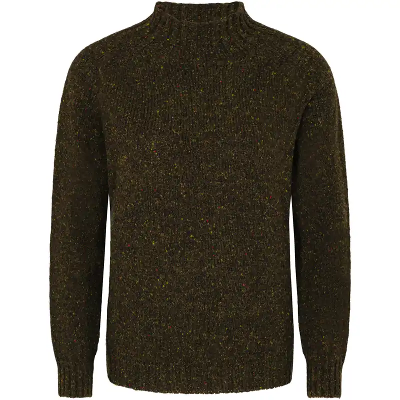 Damen Turtle Neck Donegal-Pullover Nur Heute
